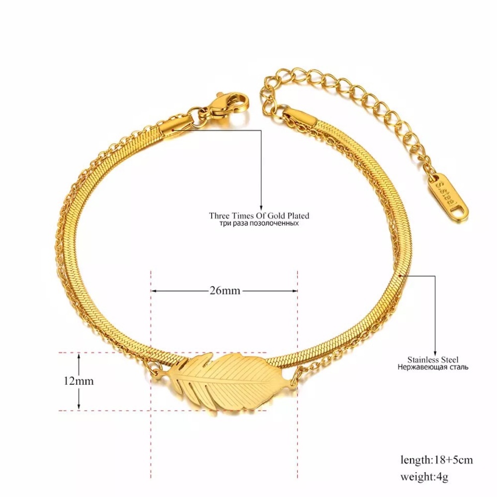 Women Stainless Steel Snake Chain Bracelet - Picture 6 of 6
